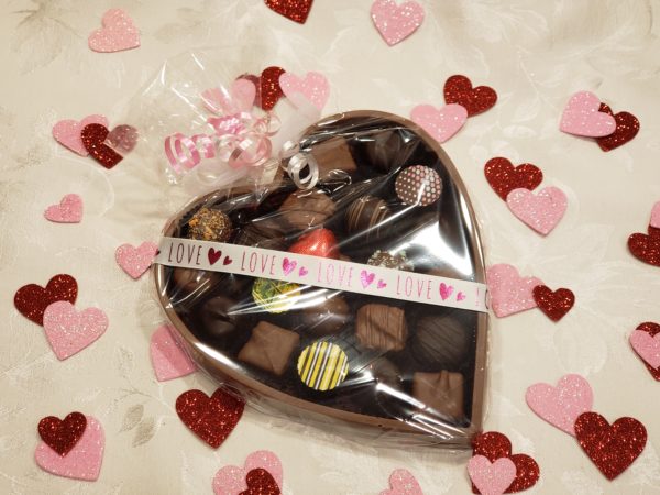 Large Milk Chocolate Heart with Assorted Fine Chocolates